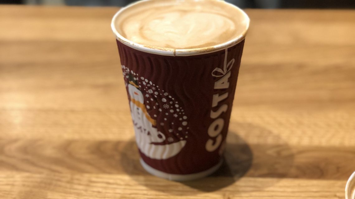 Costa now does Almond Milk